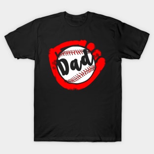 Baseball Dad Shirt for Baseball Softball Mom T-Shirt